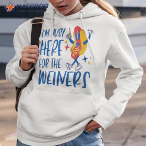 i m just here for the wieners funny fourth of july shirt hoodie 3