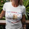 I’m Just Here For The Wieners Funny Fourth Of July Shirt