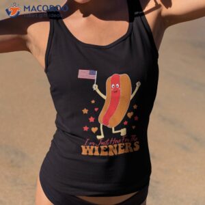 I’m Just Here For The Wieners Funny Hot Dog 4th Of July Shirt