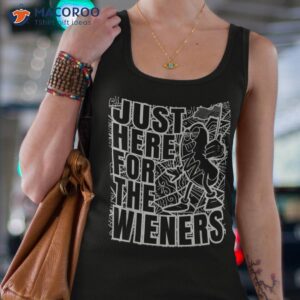 i m just here for the wieners funny hotdog 4th of july shirt tank top 4