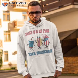 i m just here for the wieners lovers funny 4th of july party shirt hoodie 2