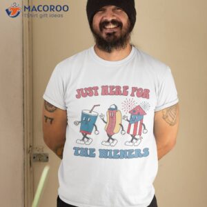 I’m Just Here For The Wieners Lovers Funny 4th Of July Party Shirt