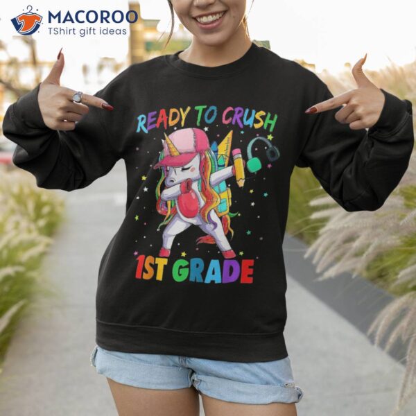 I’m Ready For 1st Grade Shirt Back To School Girls