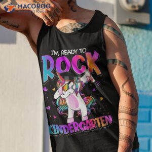 i m ready to rock kindergarten unicorn back school girls shirt tank top 1