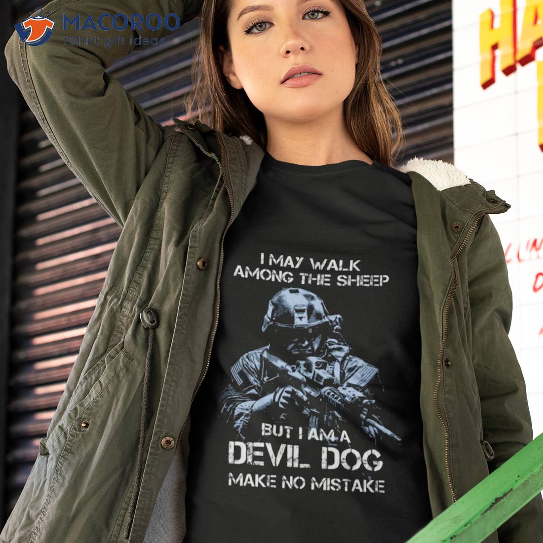I May Walk Among The Sheep But I Am A Devil Dog Make No Mistake Shirt I May Walk Among The Sheep But I Am A Devil Dog Make No Mistake Shirt