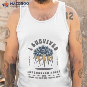 i survived foxborough night 2 eras tour shirt tank top