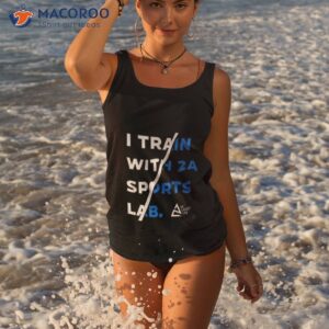 i train with 2a sports lab shirt tank top