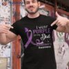 I Wear Purple For My Dad Alzheimer’s Awareness Gift Shirt