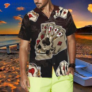 i would rather be at the casino wearing a hawaiian shirt with skull pattern 3