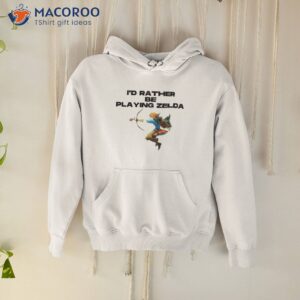 I’d Rather Be Playing Zelda Shirt 1 id rather be playing zelda shirt hoodie