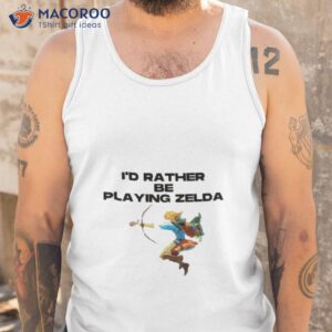 I’d Rather Be Playing Zelda Shirt 3 id rather be playing zelda shirt tank top
