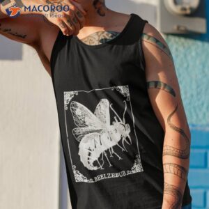illustration of beelzebub shirt tank top 1
