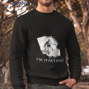 im spartacus pencil drawing gladiator shirt sweatshirt