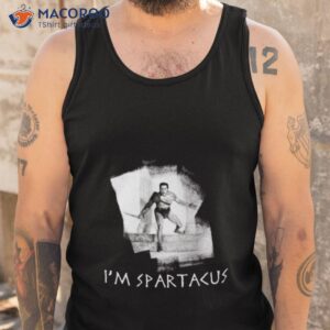 im spartacus pencil drawing gladiator shirt tank top