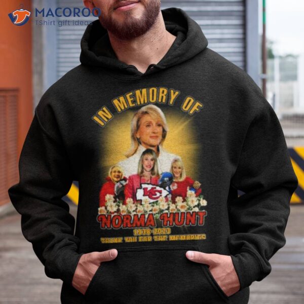 In Memory Of Norma Hunt 1938 – 2023 Thank You For The Memories Shirt