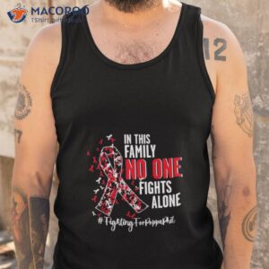 in this family no one fights alone fighting forpoppaphil 2023 shirt tank top