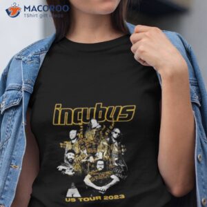 incubus band us summer tour 2023 shirt tshirt