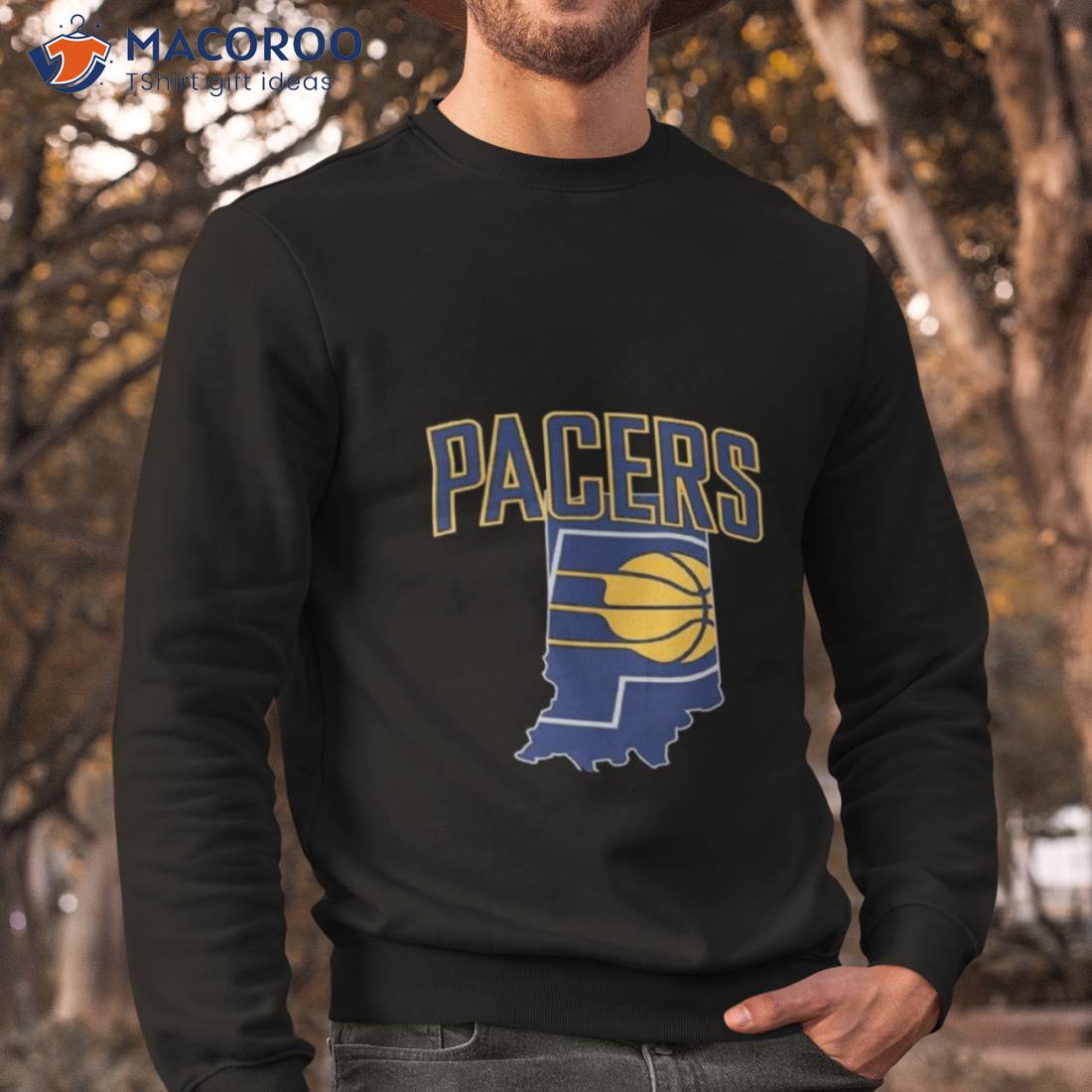 Indiana Pacers Basketball Map Logo 2023 Shirt