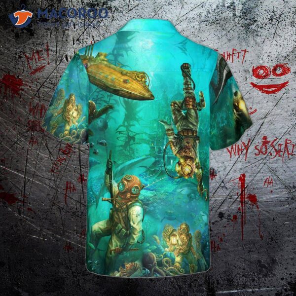 Into The Sea Scuba Diving Hawaiian Shirt