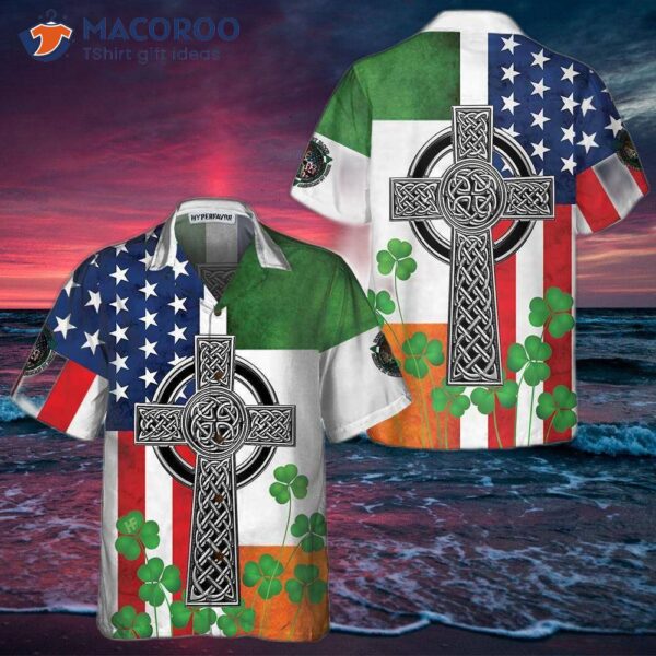 Irish-american Hawaiian Shirt, St. Patrick’s Day Cool Gift