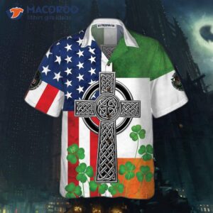 irish american hawaiian shirt st patrick s day cool gift 2