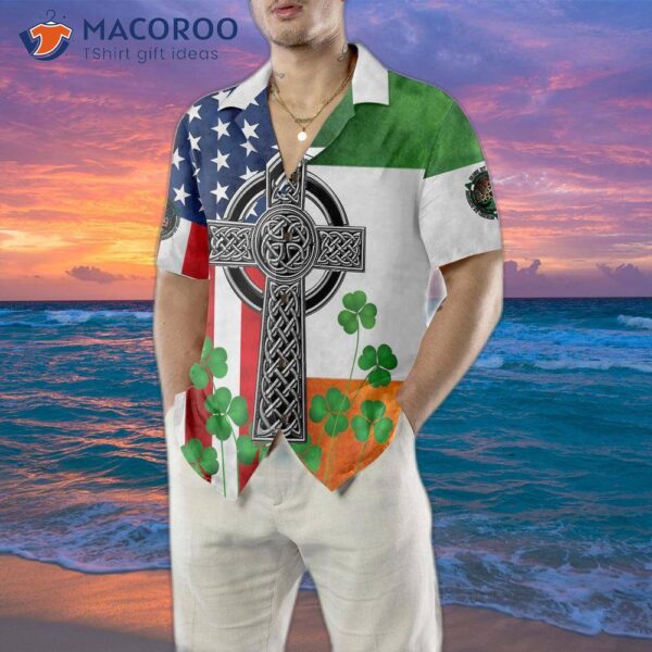 Irish-american Hawaiian Shirt, St. Patrick’s Day Cool Gift