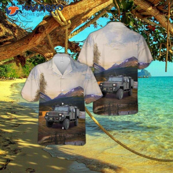 Irish Army Rg-32m Hawaiian-style Shirt