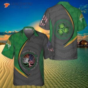Irish By Blood, American Birth, Hawaiian Shirt – St. Patrick’s Day Shirt, Cool Gift
