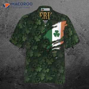 irish by the grace of god shamrock hawaiian shirt 2