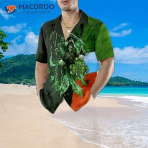 irish grim reaper hawaiian shirt st patrick s day cool gift 3