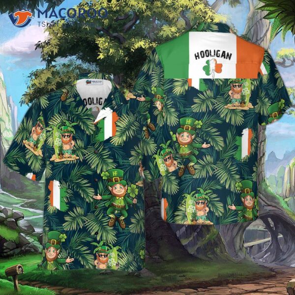Irish Hooligan Saint Patrick’s Day Hawaiian Shirt
