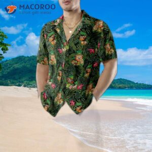 irish leprechaun s tropical hawaiian shirt 4