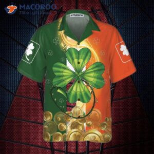 irish luck on st patrick s day hawaiian shirt cool gift 2