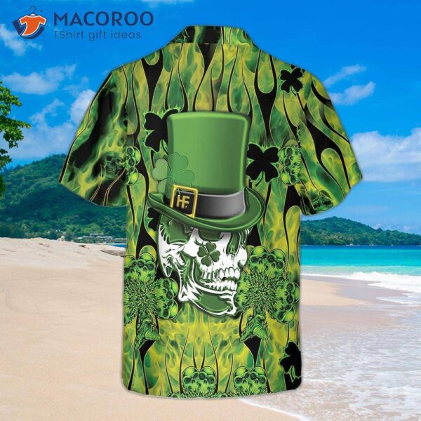 Irish Skull Saint Patrick’s Hawaiian Shirt, St. Day Cool Gift