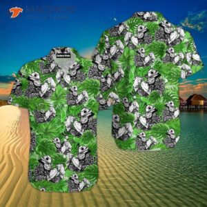 irish st patrick s day green shamrock hawaiian shirts 1