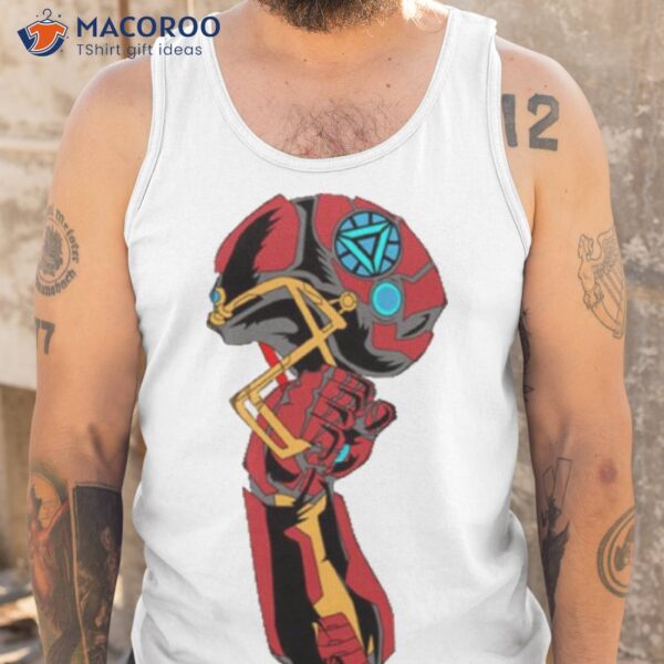 Iron Helm Marvel Comic Ironman Shirt