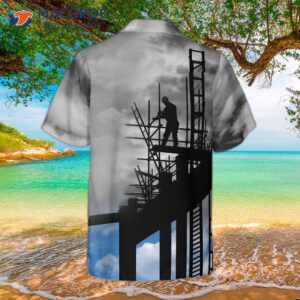 Ironworker And Sunset Hawaiian Shirt