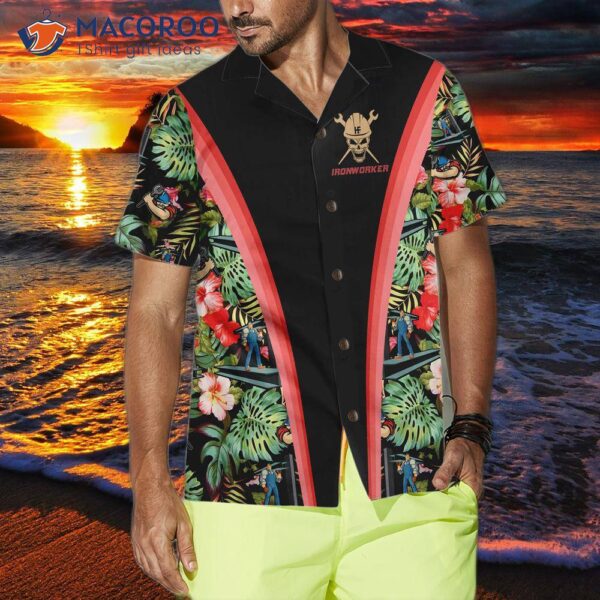 Ironworker Tropical Hawaiian Shirt