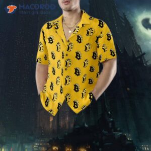 isometric bitcoin cryptocurrency hawaiian shirt 4