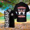 It’s Amazing What You Can Do With Two Fingers And A Thumb: Bowling Hawaiian Shirt, Pins, Ball Pattern Shirt.
