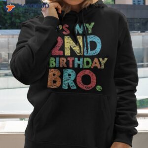 It’s My 2nd Birthday Bro Youth Teen Brother Party Tee Squad Shirt
