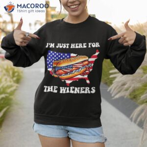 it s not 4th of july until my wiener comes out funny hotdog shirt sweatshirt 1