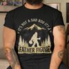 It’s Not Dad Bod Father Figure Fathers Day Beer Bigfoot Shirt