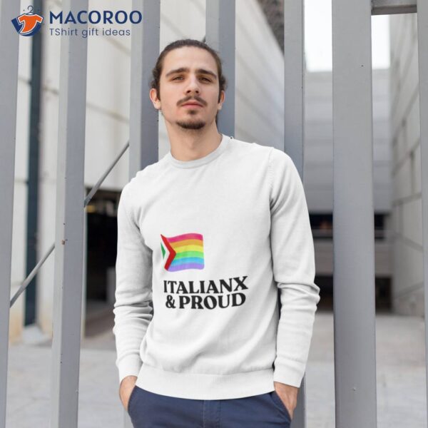 Italianx & Proud Pride Flag Shirt