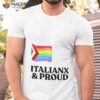 Italianx & Proud Pride Flag Shirt