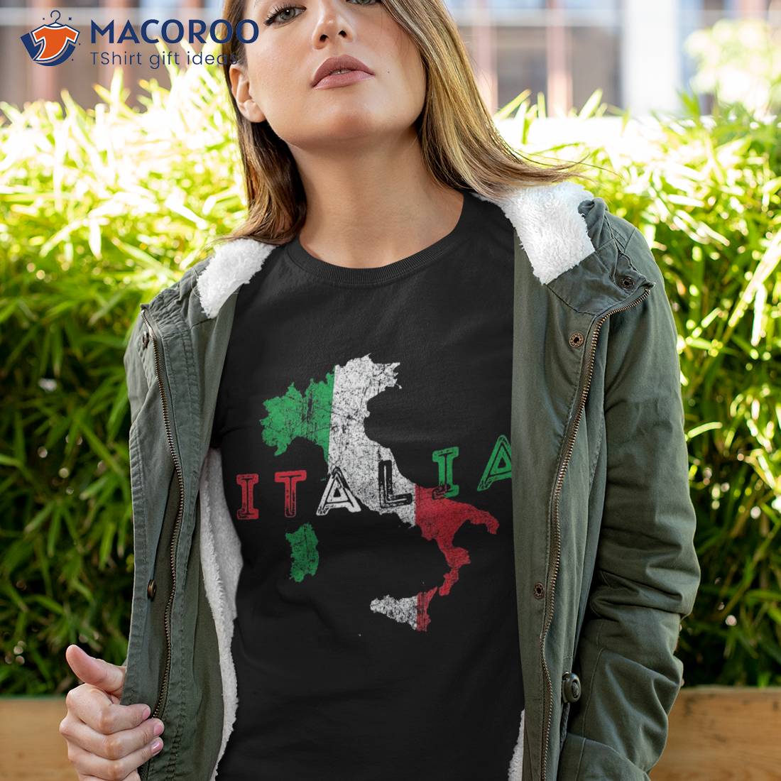 Italy Travel Map Flag Italia Pride Souvenir Vacation Shirt