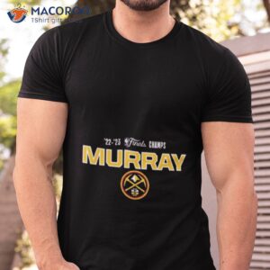 jamal murray denver nuggets 2023 nba finals champions dunk name number t shirt tshirt