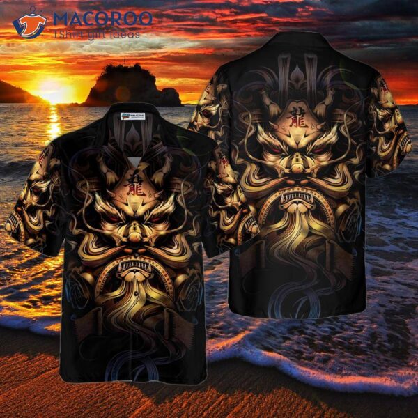 Japanese-style Dragon Hawaiian Shirt