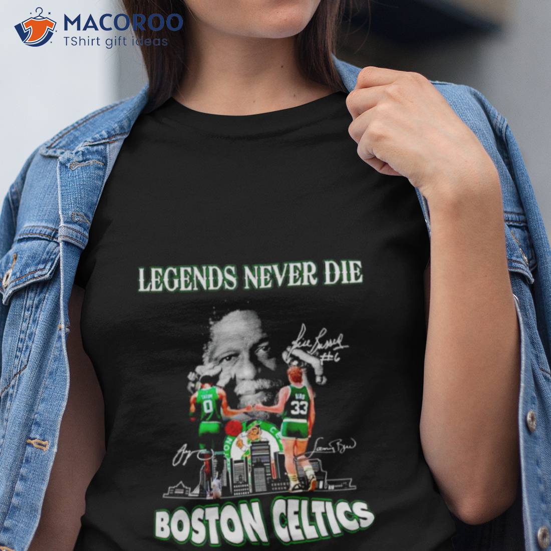 Jayson Tatum And Larry Bird Legends Never Die Boston Celtics
