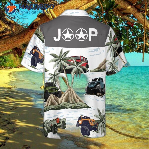 Jeep, Car, Palm Tree, Hawaiian Shirt